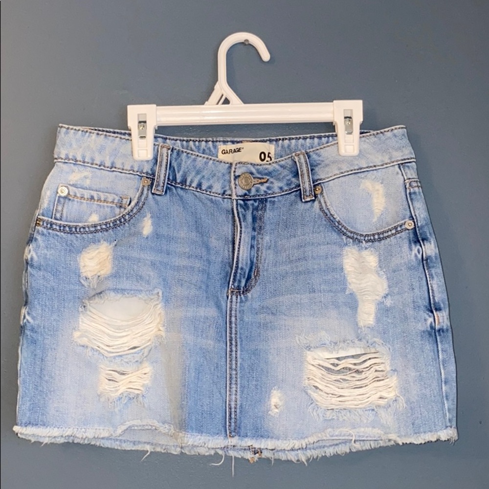 GARAGE Denim Skirt